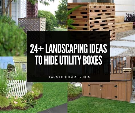 landscaping to hide utility boxes